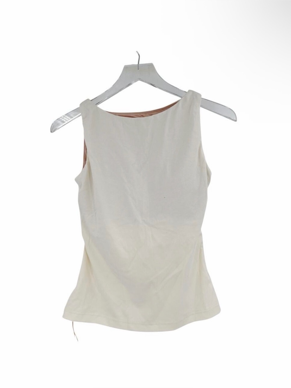 OGL NWT Top Size M NEW Light Yellow Cream Brami Boatneck Tank